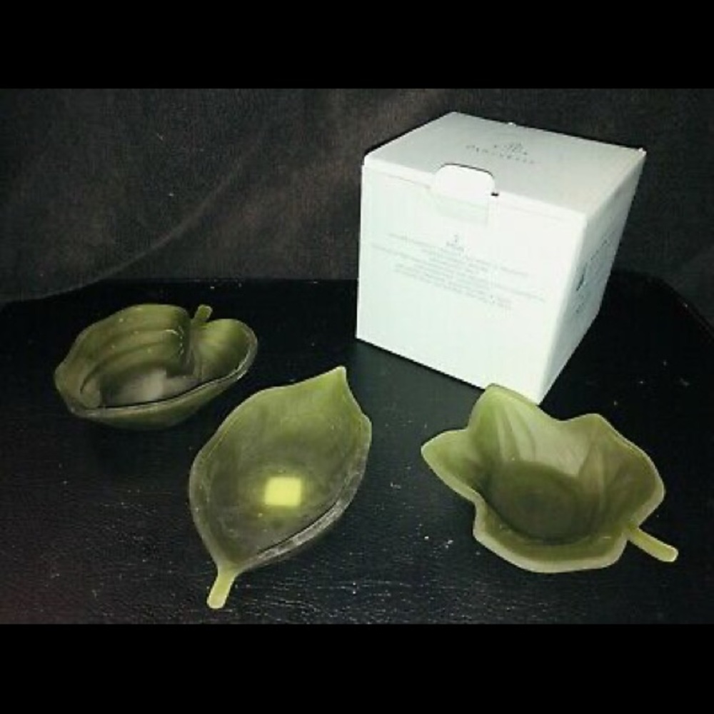 PARTYLITE Retired Natures Garden Tealight Trio